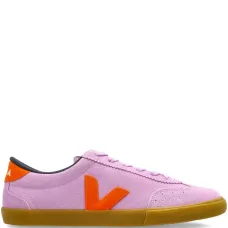 Замшевые кроссовки с логотипом