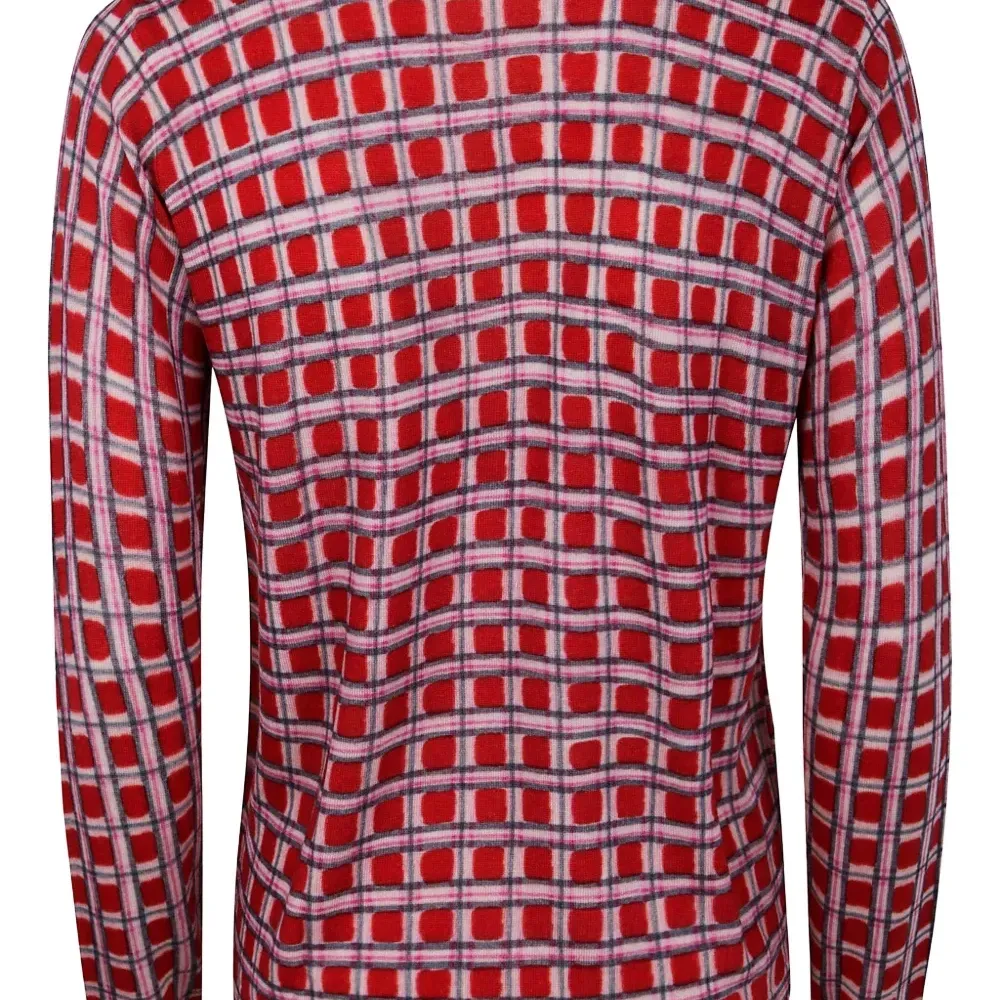 Шерстяной свитер с геометрическим принтом