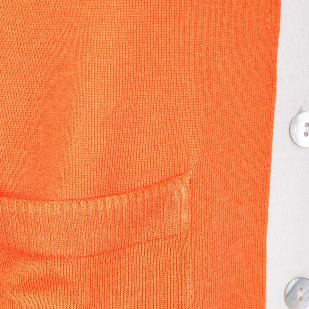 Кардиган из шерсти с контрастной отделкой