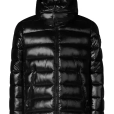 Стеганая куртка с капюшоном