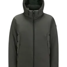 Стёганая куртка с капюшоном