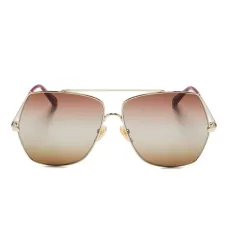 Солнцезащитные очки в геометричной оправе