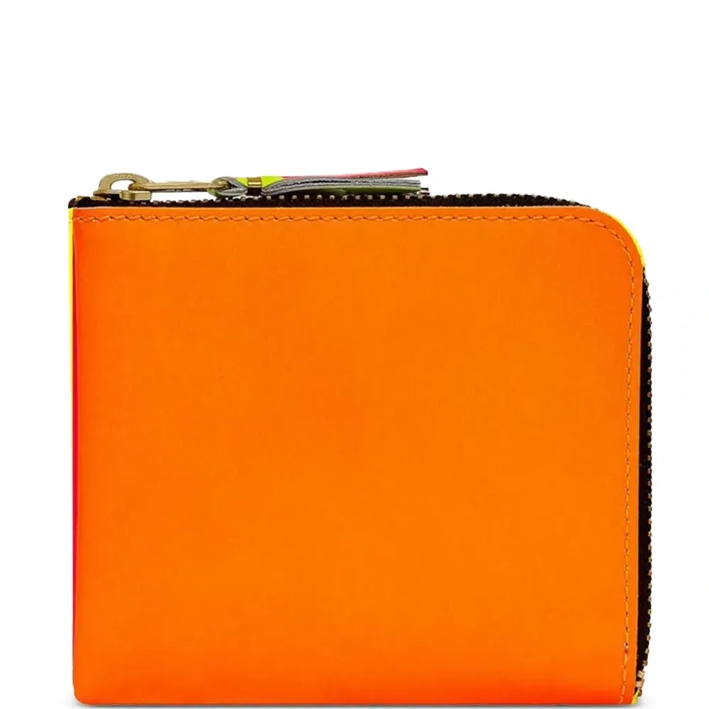 Кожаный кошелек на молнии