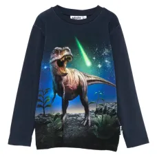 Топ с длинными рукавами и принтом