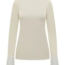 Футболка Nora с контрастными рукавами Футболка Nora с контрастными рукавами