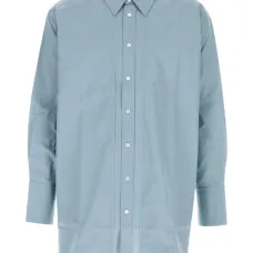 Поплиновая рубашка на пуговицах