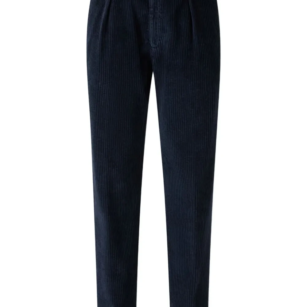 Вельветовые брюки со складками