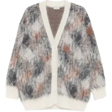 Кардиган с абстрактным узором