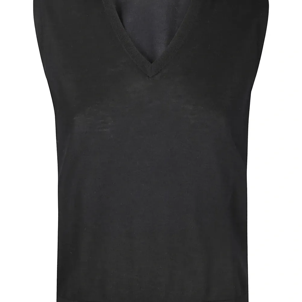 Вязаный кашемировый жилет Вязаный кашемировый жилет