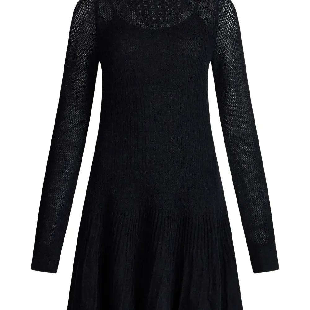 Мини-платье с водолазкой