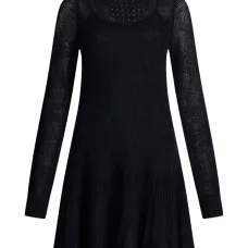 Мини-платье с водолазкой