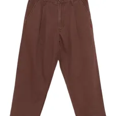 Брюки с нашивкой-логотипом