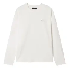 Футболка с длинными рукавами и вышитым логотипом