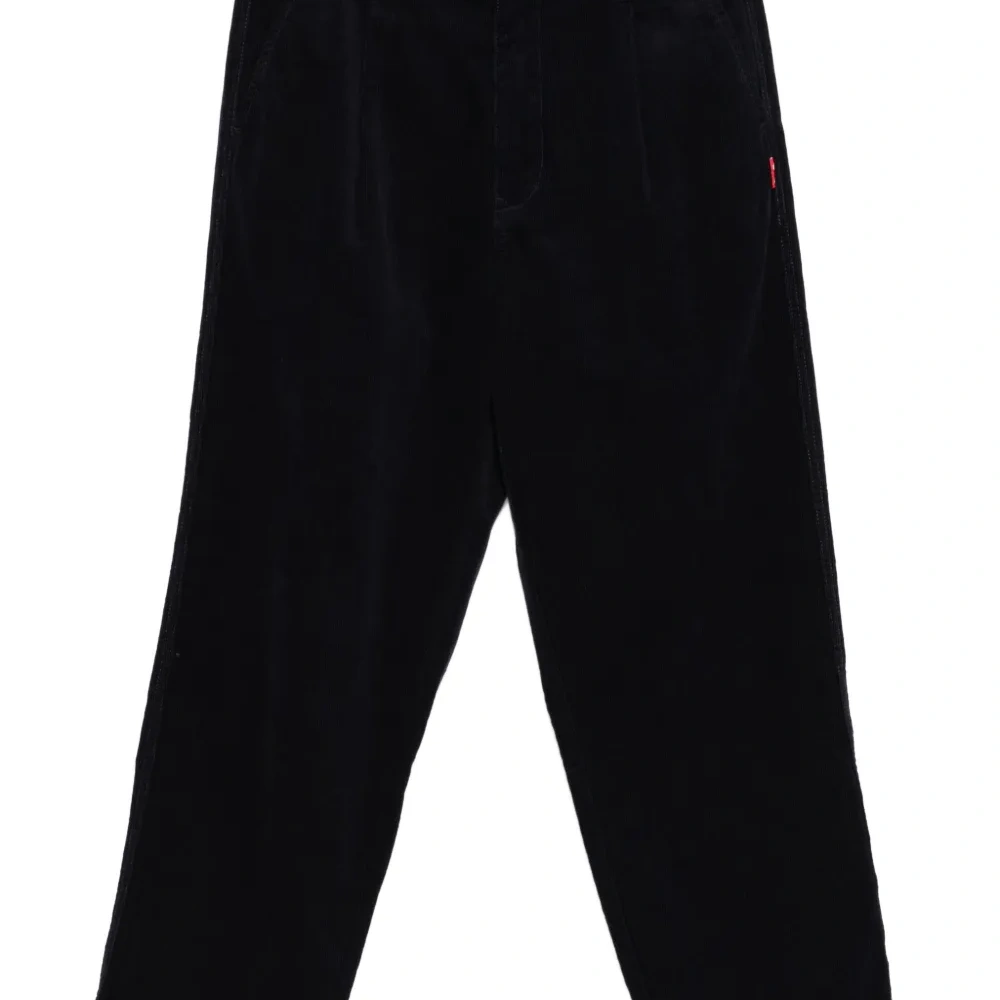 Брюки с нашивкой-логотипом