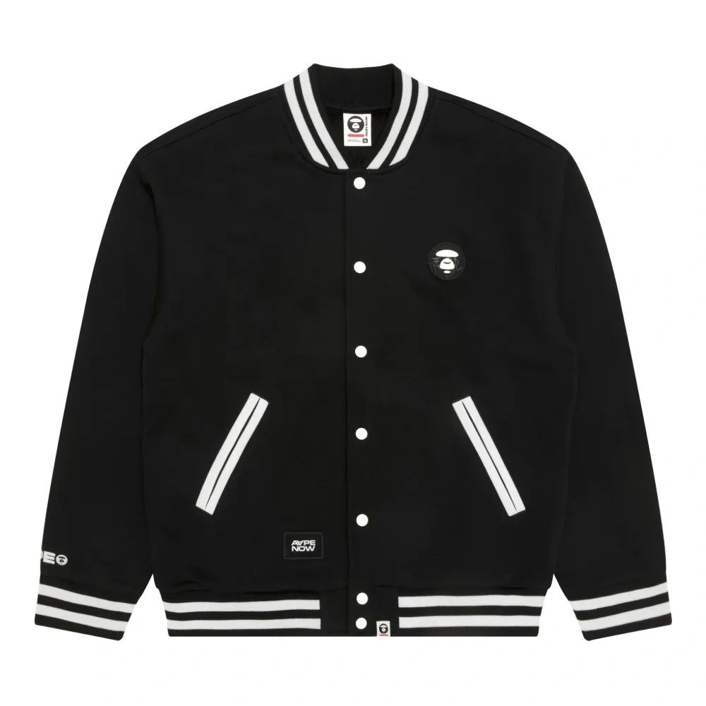 Бомбер с нашивкой-логотипом