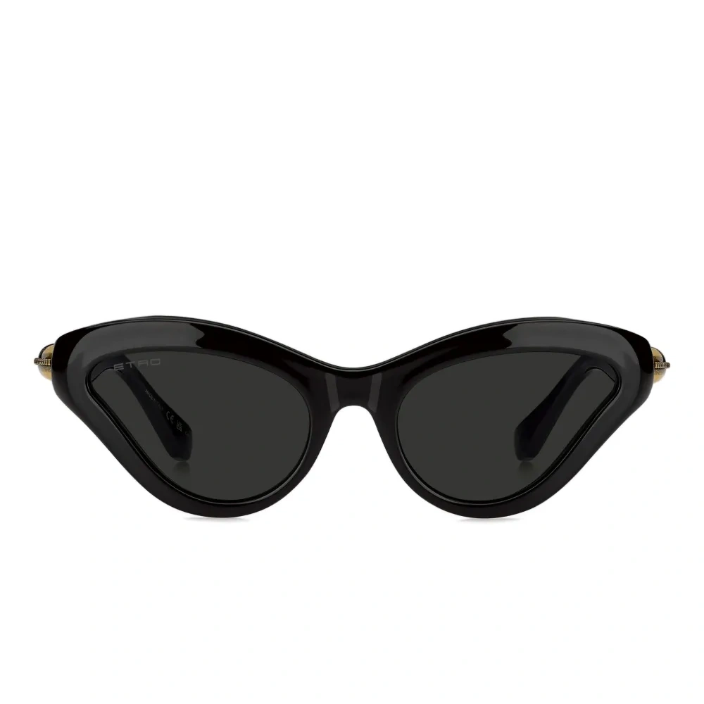 Декорированные солнцезащитные очки в оправе 'кошачий глаз'