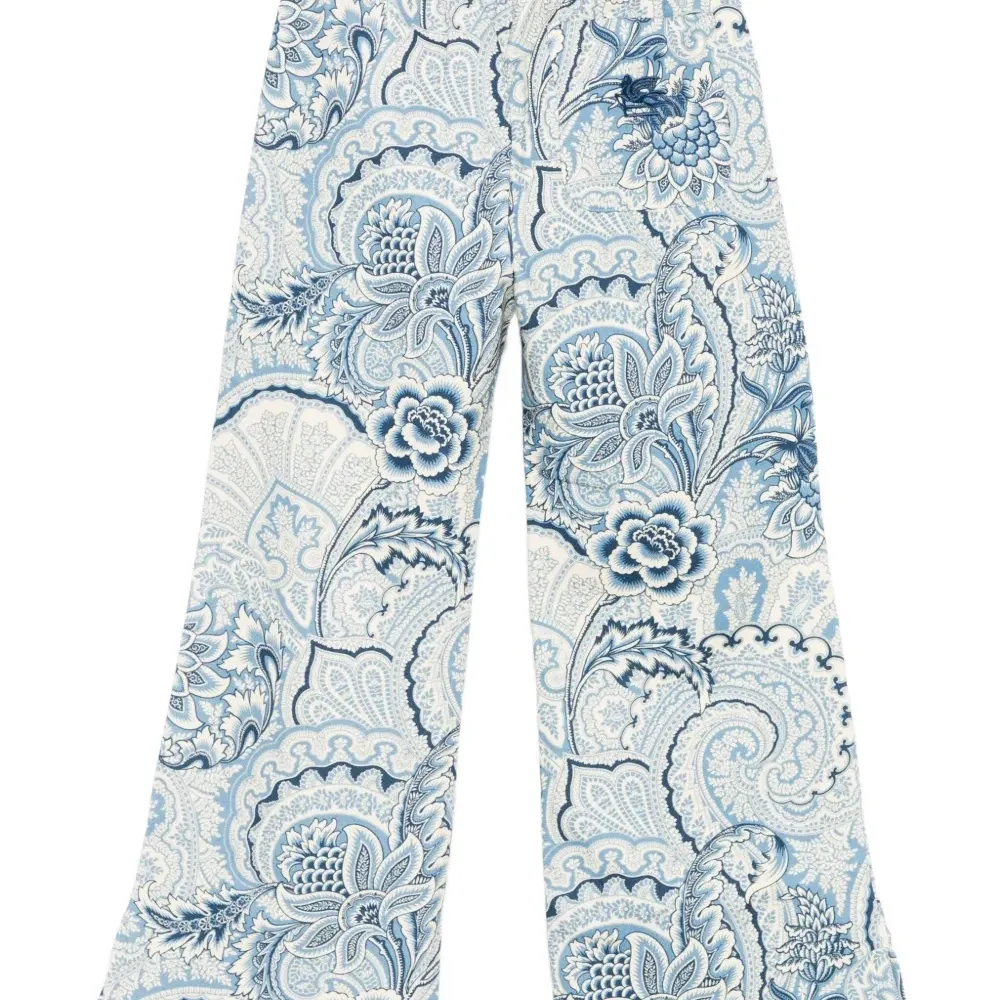 Брюки с пейсли-принтом