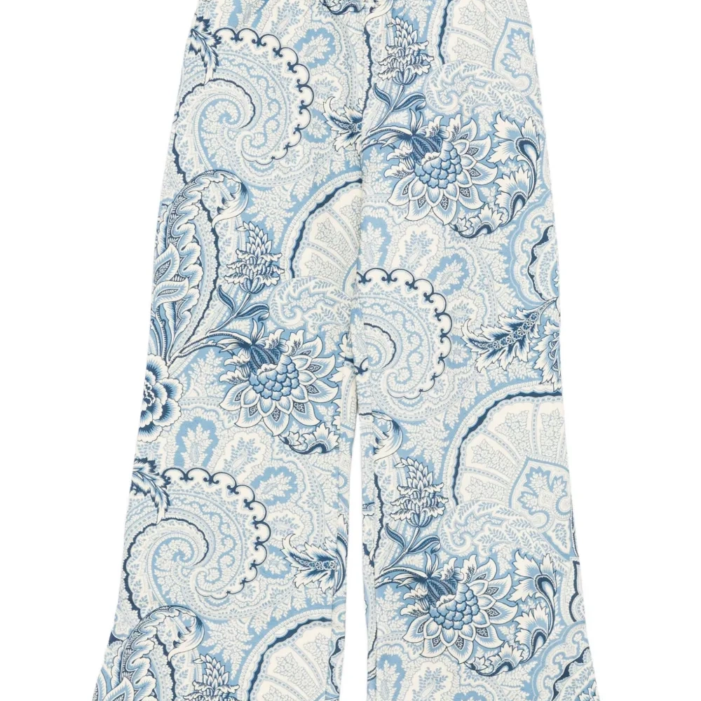 Брюки с пейсли-принтом