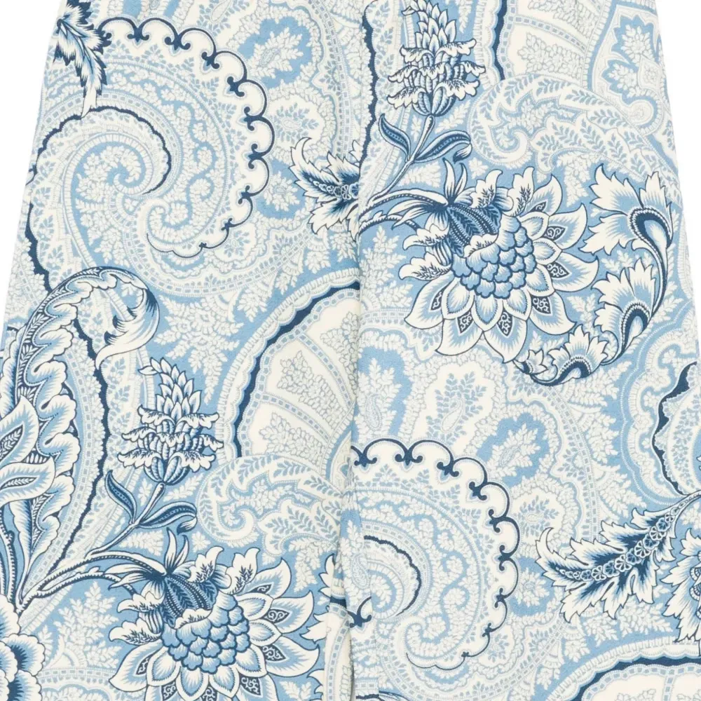 Брюки с пейсли-принтом