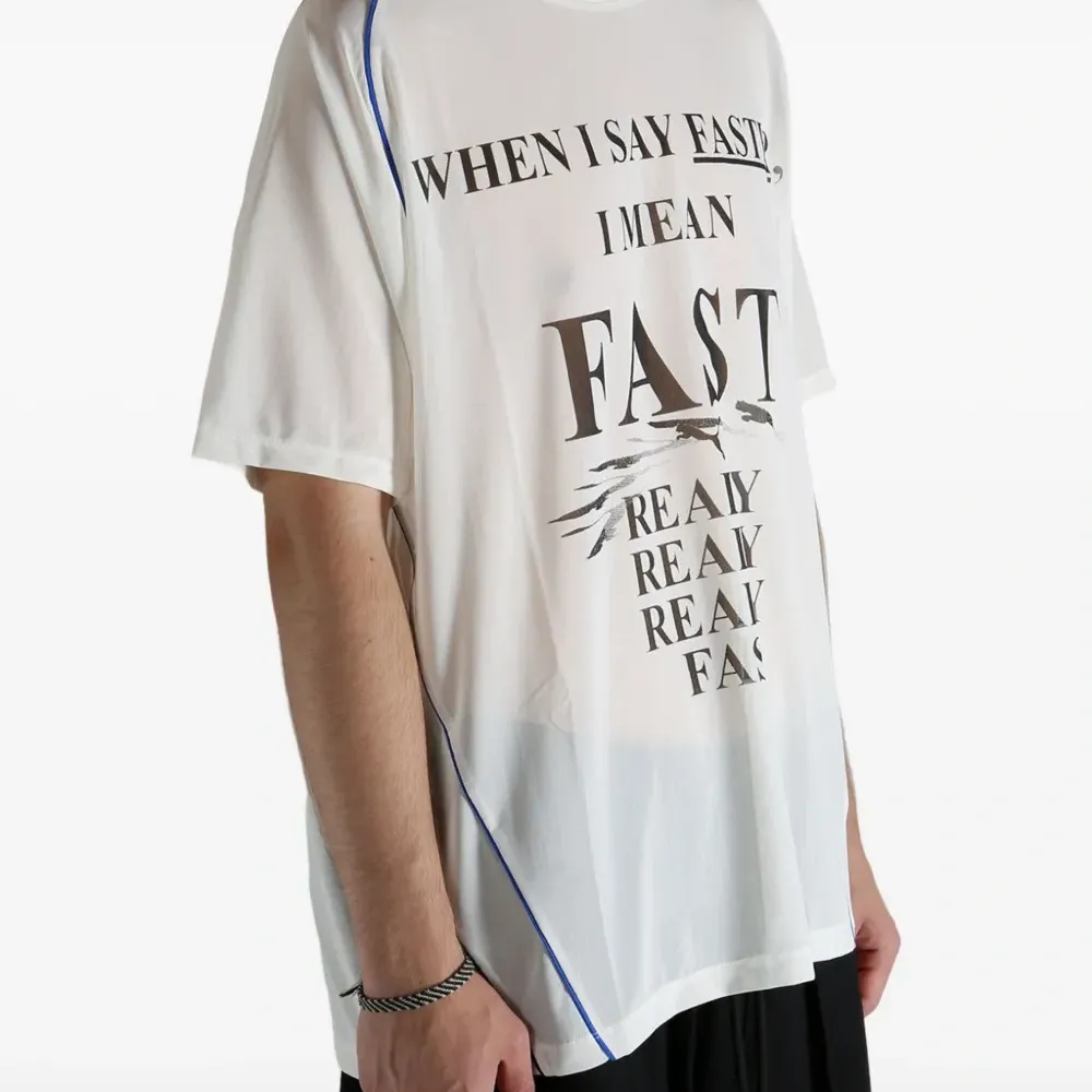 Футболка Nine To Five с панелями и графическим принтом