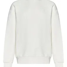 Свитер с круглым вырезом и вышивкой