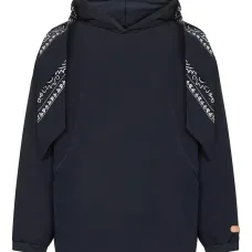 Свитер с капюшоном и принтом