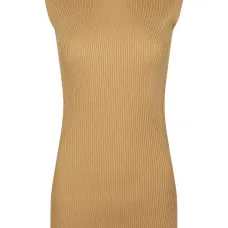 Топ в рубчик с открытой спиной Топ в рубчик с открытой спиной