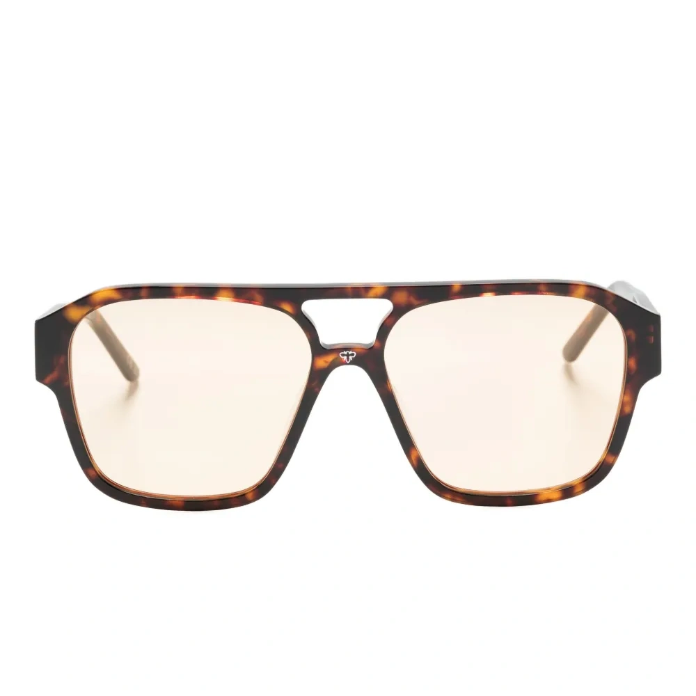 Солнцезащитные очки с эффектом черепашьего панциря