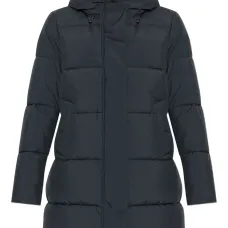 Стеганая куртка с капюшоном