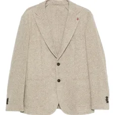 Пиджак с узором в елочку