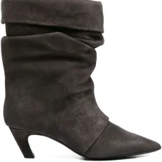 Сапоги с заостренным носком