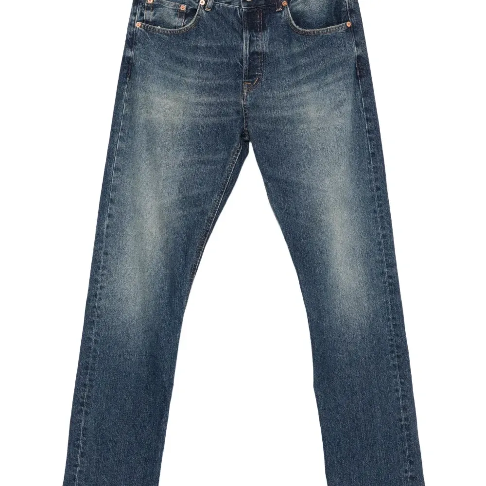 Джинсы с эффектом выцветания