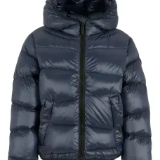 Стеганая куртка с капюшоном