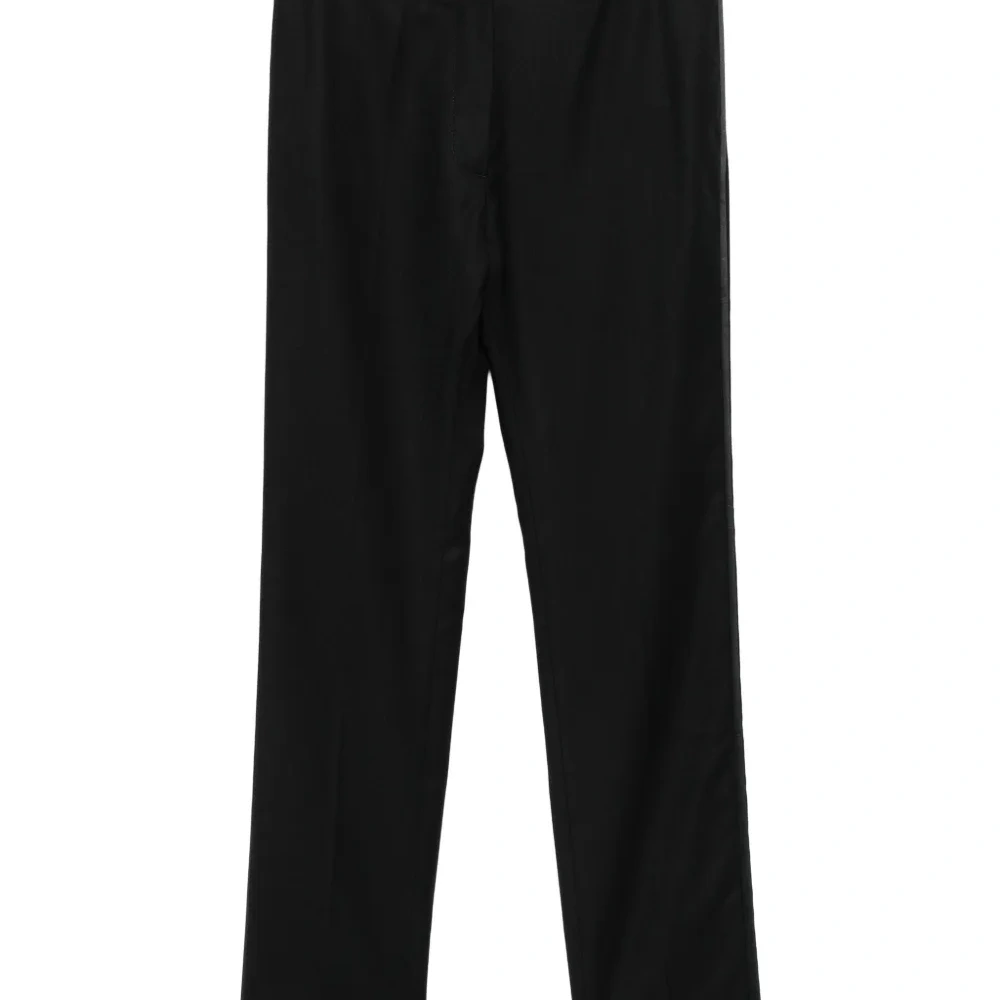 Брюки с атласной отделкой