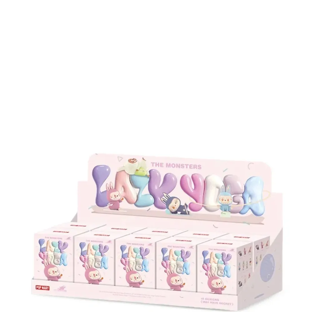 Плюшевая кукла Labubu The Monsters Lazy Yoga Series