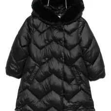 Стёганая куртка с капюшоном из искусственного меха Стёганая куртка с капюшоном из искусственного меха