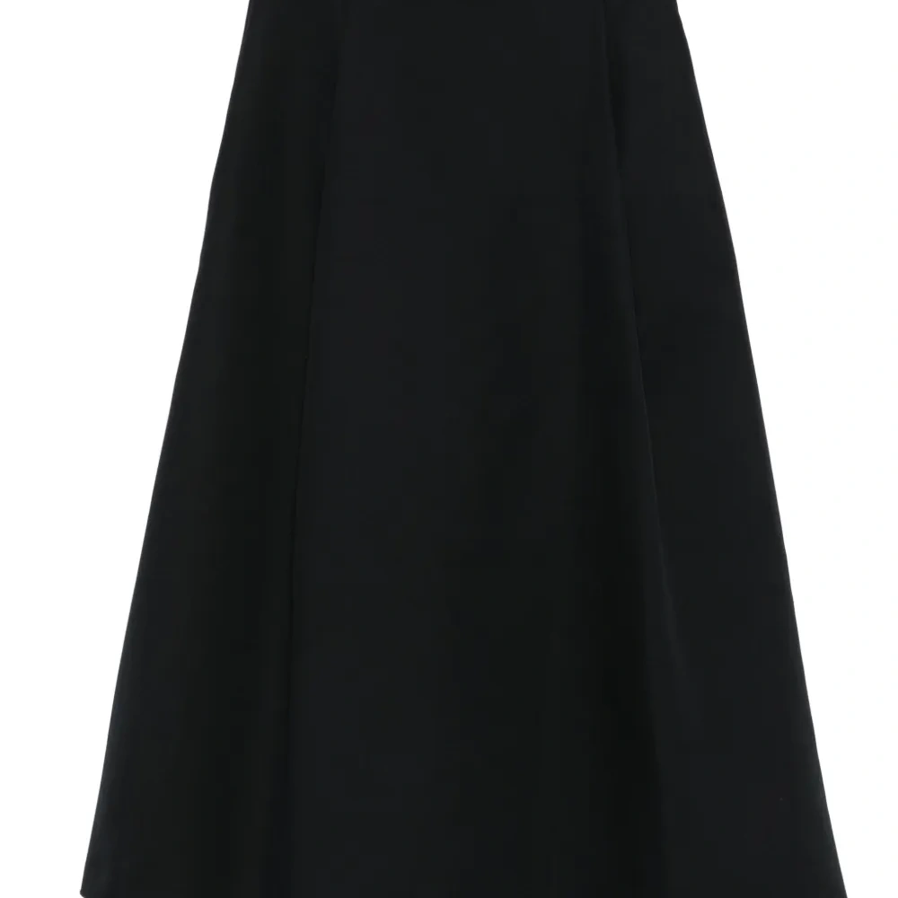 Юбка с пуговицами и складками