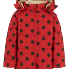 Пуховик в горох