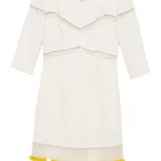 Платье с прозрачными вставками и пайетками