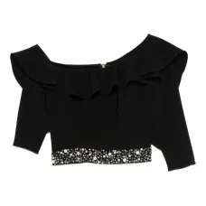 Декорированный топ с оборками