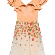 Декорированное платье с оборками