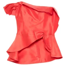 Топ на одно плечо с оборками