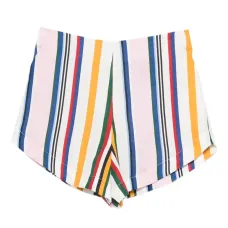 Бахамские полосатые шорты с высокой талией Бахамские полосатые шорты с высокой талией