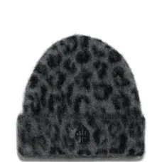 Шерстяная шапка с леопардовым принтом Elia