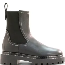 Ботинки с контрастной строчкой Ботинки с контрастной строчкой