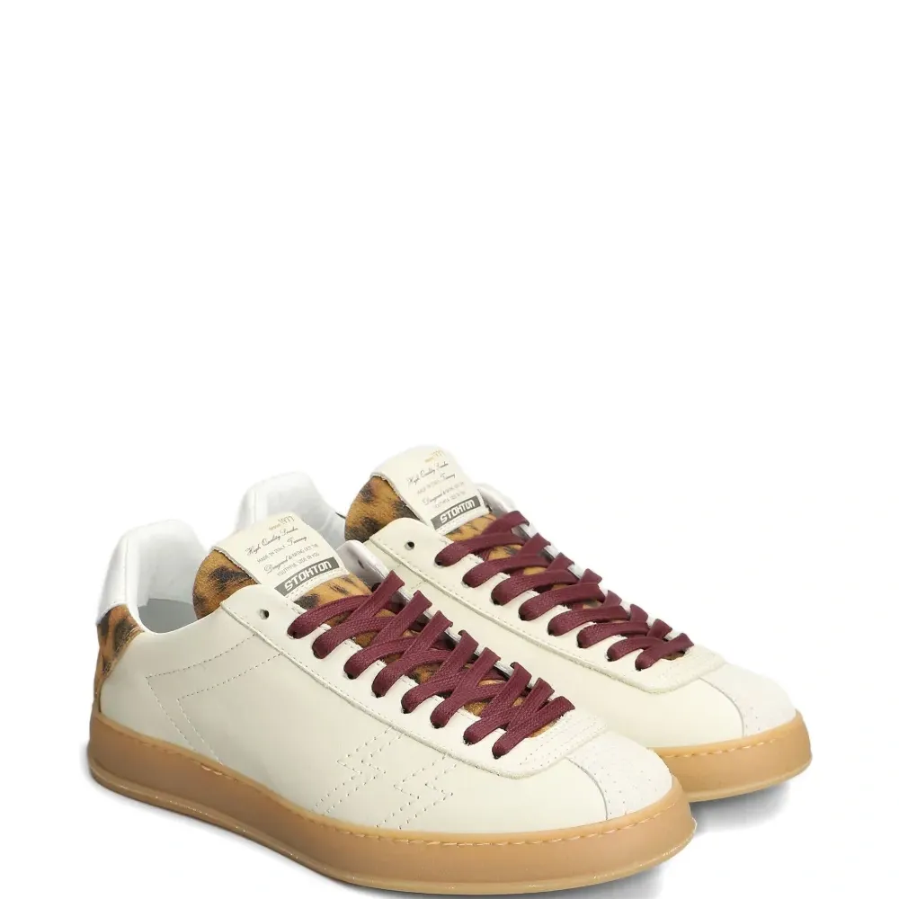 Кеды с леопардовым принтом