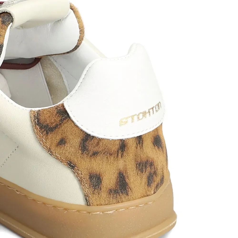 Кеды с леопардовым принтом