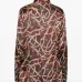 Рубашка с длинными рукавами и принтом в виде цепей