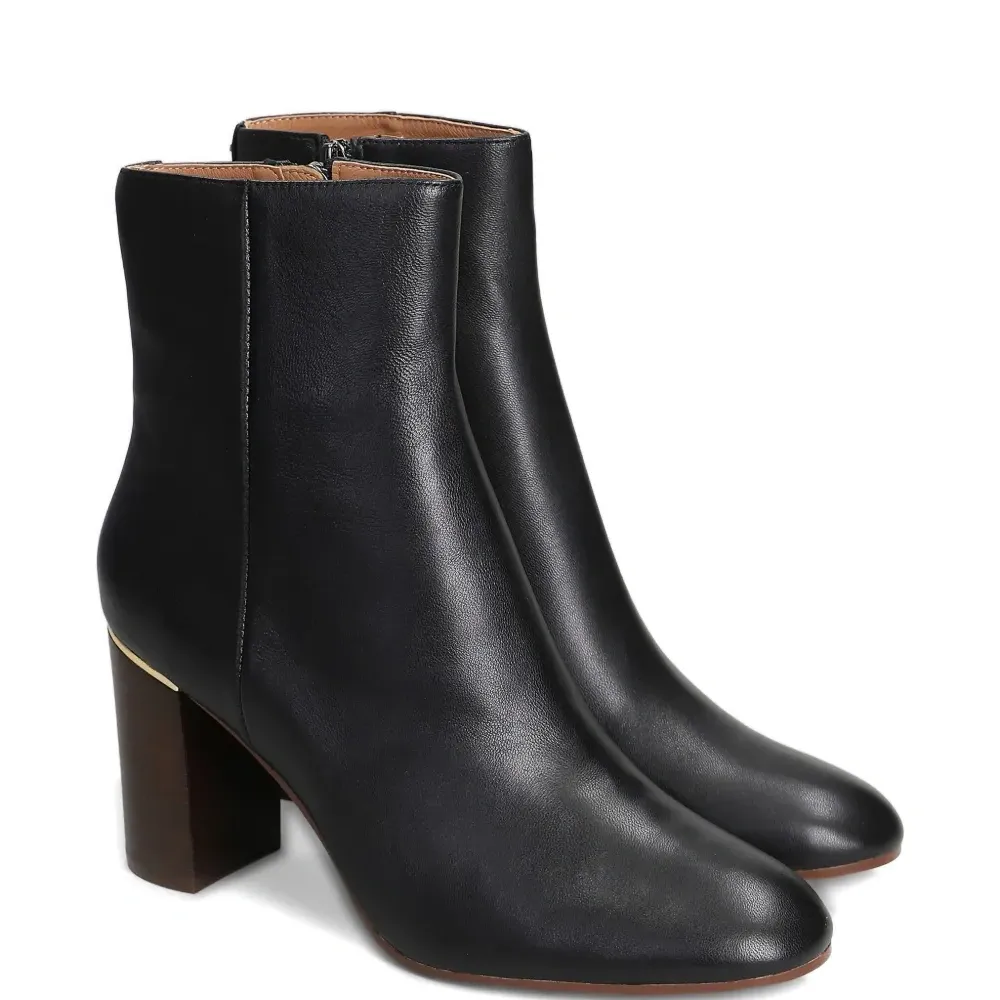 Ботильоны на блочном каблуке