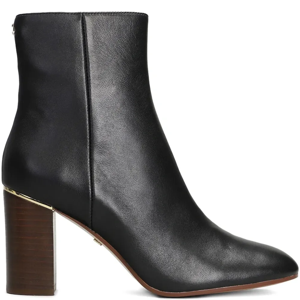 Ботильоны на блочном каблуке